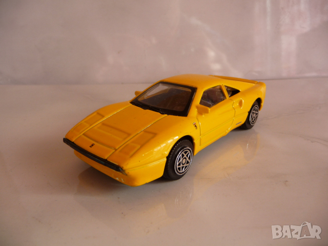 Ferrari GTO Bburago Ферари колекционерска количка жълто