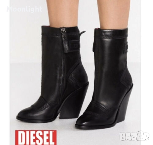 DIESEL Нови оригинални боти/ботуши 36 номер естествена кожа, снимка 17 - Дамски боти - 52525092