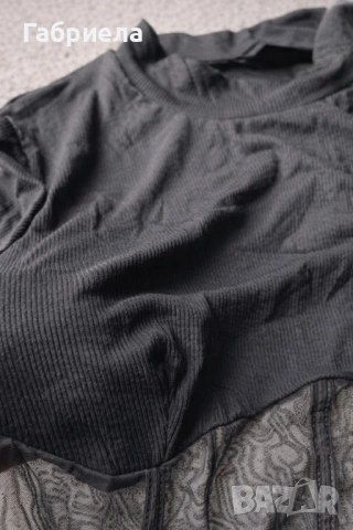 Нова черна рокля, снимка 2 - Рокли - 53326346