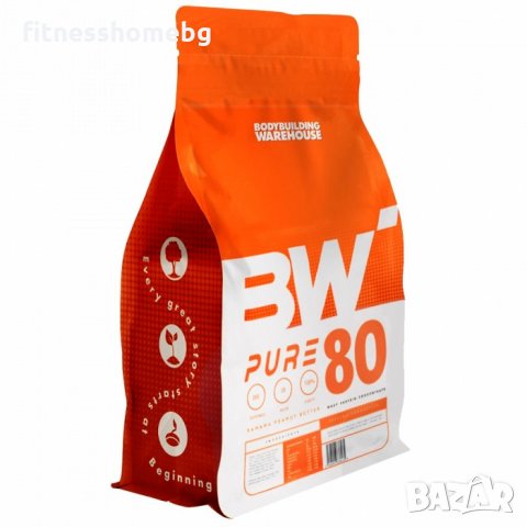 PURE WHEY 80 СУРОВАТЪЧЕН ПРОТЕИН BODYBUILDING WAREHOUSE