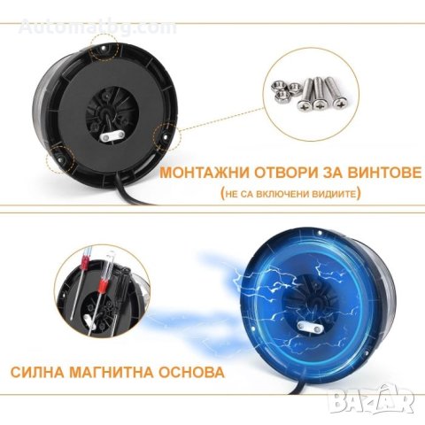 Сигнална лампа Automat, Маяк, 80W, 12-24V, 96 led, 16 светлини, снимка 2 - Аксесоари и консумативи - 42066908