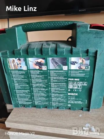 Винтоверт BOSCH PSR 960 - акумулаторен, снимка 3 - Винтоверти - 50202182