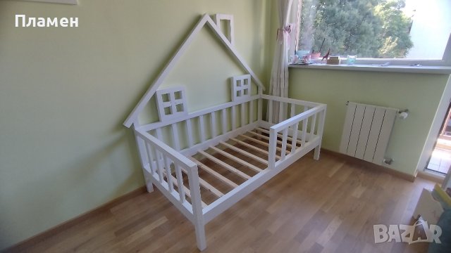 Детско легло тип къщичка Монтесори , снимка 2 - Мебели за детската стая - 42798134