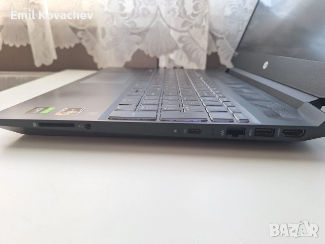 Лаптоп HP Pavilion Gaming 15 Ryzen 7 4800H Nvidia GTX, снимка 5 - Лаптопи за дома - 52828514