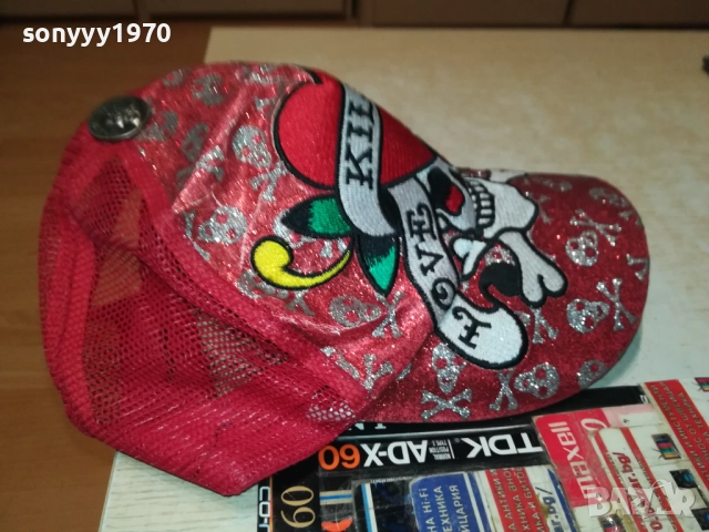 ED HARDY-RED 2208251708, снимка 5 - Шапки - 51455771