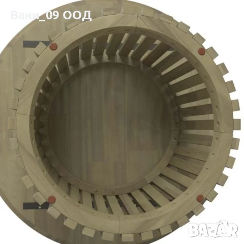 Кръгла ниска градинска масичка , снимка 3 - Градински мебели, декорация  - 50745667