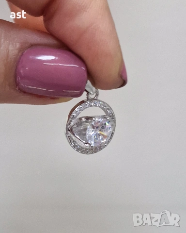 Много красив сребърен медальон, снимка 3 - Колиета, медальони, синджири - 53959210