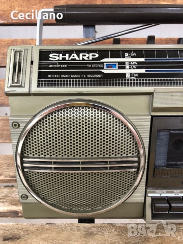 Радиокасетофон SHARP GF 4343 H(BR) , снимка 6 - Радиокасетофони, транзистори - 54281524