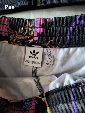 Дамски комплект Adidas Women's FLORAL Track + къси панталонки, снимка 10 - Комплекти - 50670492
