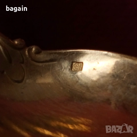 Кристофър с позлата., снимка 2 - Антикварни и старинни предмети - 53944887