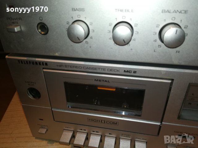Telefunken hifi ampli deck tuner-внос швеицария, снимка 14 - Ресийвъри, усилватели, смесителни пултове - 30141943