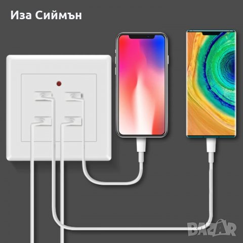 Контакт с 4х УСБ порта, снимка 3 - Други - 34896084