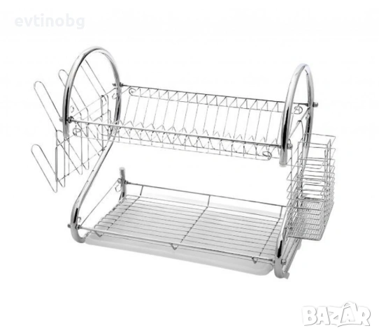 Луксозен S-образен сушилник за домакински съдове, двуредов. ТОП ЦЕНА, снимка 3 - Сушилни - 53899936