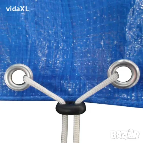 vidaXL Покривало за басейн от PE, кръгла форма, 540 см, 90 г/м2, снимка 4 - Басейни и аксесоари - 56148345