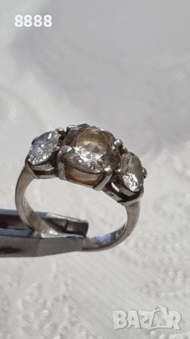 Vintage сребърен пръстен 925 