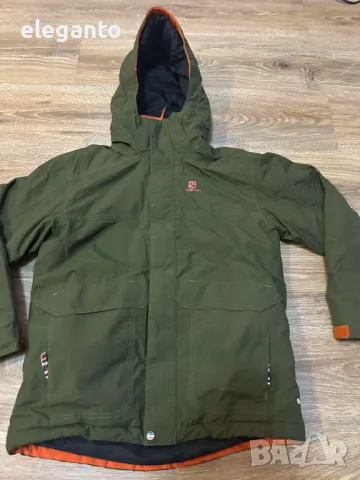 SALOMON smartSKIN изолирано SKi SNow детско  яке размер 10/140, снимка 4 - Детски якета и елеци - 48451952