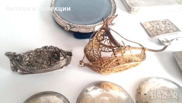 Стари сребърни и посребрени предмети по договаряне, снимка 13 - Антикварни и старинни предмети - 51262341