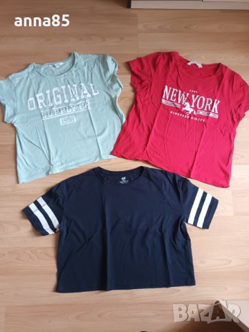Тениски на "Н&М", размер 158/164см, снимка 1 - Детски тениски и потници - 40833245