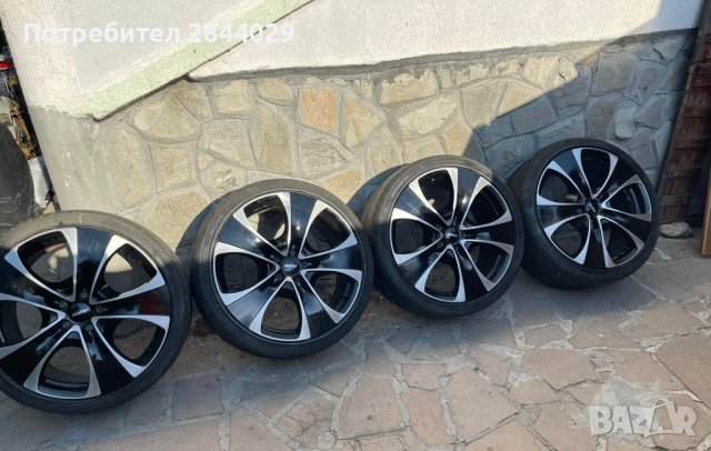 Джанти с гуми от Ауди, 20ки, 5x112, ET75, 9j, снимка 2 - Гуми и джанти - 37295415