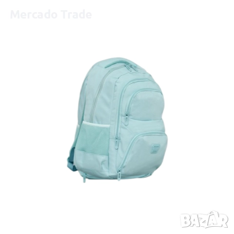 Ученическа раница Mercado Trade, За момичета, Тюркоаз, снимка 2 - Раници - 51556370