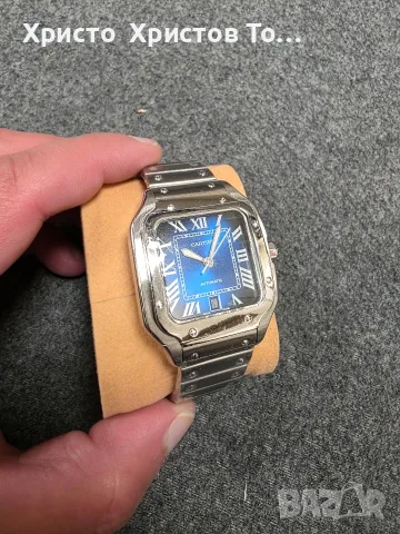 Мъжки луксозен часовник Cartier , снимка 2 - Мъжки - 56533887