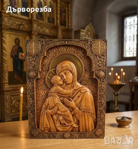 Икони дърворезба, снимка 4 - Икони - 56125494