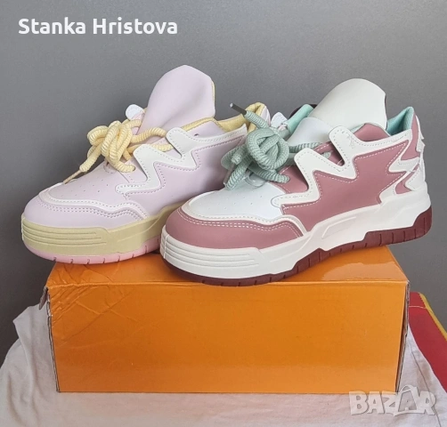 Дамски маратонки "Сърце"., снимка 3 - Маратонки - 54351932