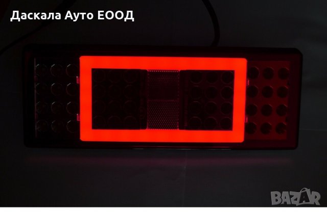 1 бр. ЛЕД LED НЕОН задни стопове с 72 SMD диода за камион 24V , снимка 3 - Аксесоари и консумативи - 35528487