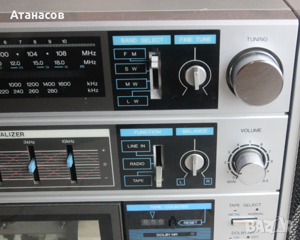 Sanyo C30  Radio Cassette Player Boombox, снимка 9 - Радиокасетофони, транзистори - 44819591