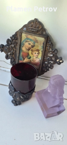 Иконостас за стена и Исус Христос/Мурано/, снимка 16 - Антикварни и старинни предмети - 41664364