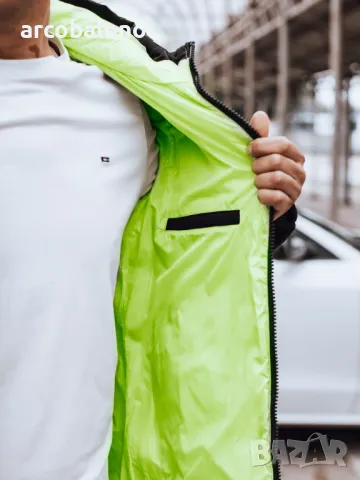 Мъжко зимно ватирано яке с качулка, 4цвята , снимка 16 - Якета - 47969587