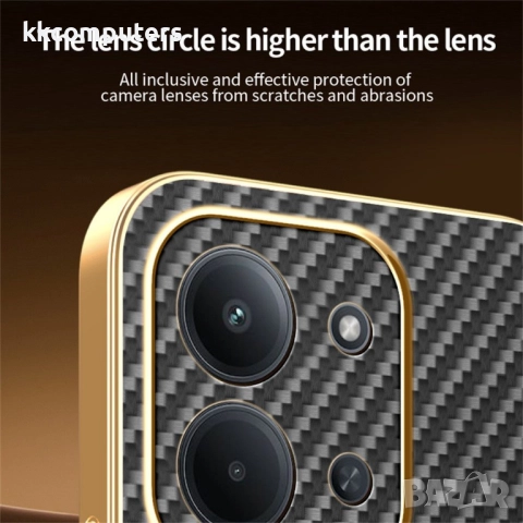 Удароустойчив калъф с Протектор за Xiaomi Redmi 15C 5G / 4G / Poco C85 4G | Вълеродно влакно | Elect, снимка 8 - Калъфи, кейсове - 52066094