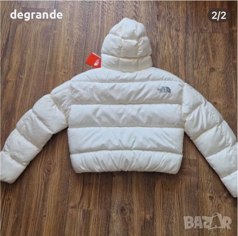 Дамско зимно яке The North Face налично в Бяло и Черно, снимка 3 - Якета - 52555351