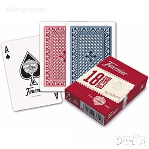 Карти за игра FOURNIER 18 широк (покер) размер на Испанския производител  Fournier. Стандартен индек в Карти за игра в гр. Варна - ID31475387 —  Bazar.bg