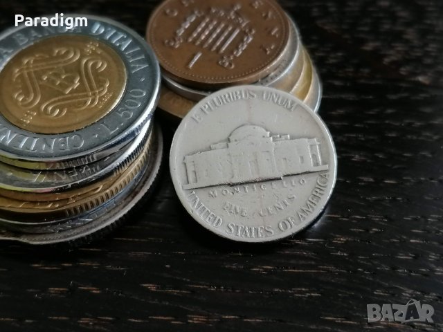 Монета - САЩ - 5 цента | 1981г.