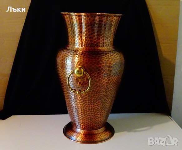 Медна ваза,кана,поставка 3 кг. , снимка 9 - Антикварни и старинни предмети - 29647953