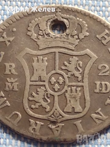 Сребърна монета 2 реала 1785г. Карлос трети Мадрид Испания 13785, снимка 7 - Нумизматика и бонистика - 42900609