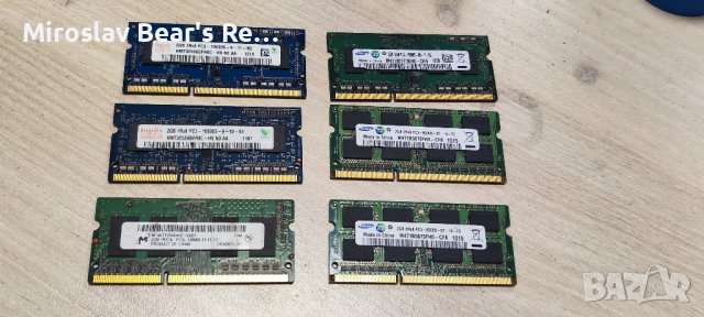 RAM за Лаптоп 6 Бр X 2GB DD3, снимка 3 - RAM памет - 42897577