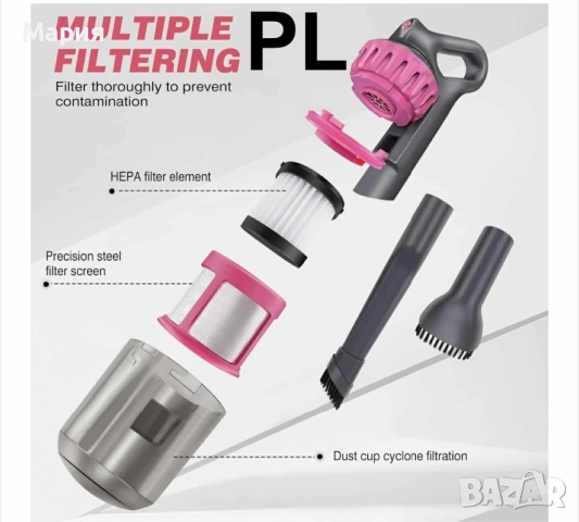 Безжична прахосмукачка, снимка 2 - Прахосмукачки - 52387564