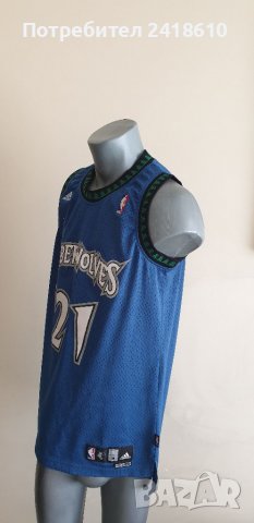 Adidas NBA  Timberwolves GARNETT # 21 Mens Size М ОРИГИНАЛ! МЪЖКИ ПОТНИК!!, снимка 10 - Спортни дрехи, екипи - 37603641