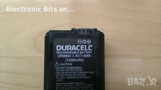 Фото-батерия Duracell DR9954 (за Sony NP-FW50), 1030mAh, снимка 2 - Батерии, зарядни - 51911574