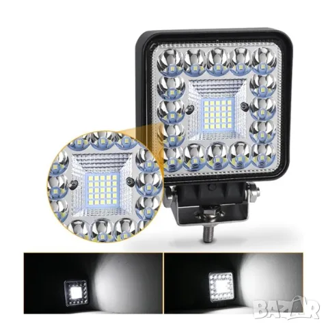 Кръгъл LED прожектор 30 W с двойна светлина, снимка 3 - Аксесоари и консумативи - 55864093