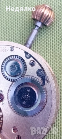 Glaschutte, механизъм за джобен часовник, оригинал , снимка 8 - Антикварни и старинни предмети - 51339516