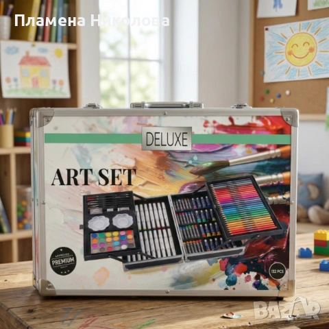 Арт куфар за деца – 132 части цветно вдъхновение