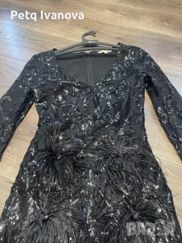 Рокля с пера, снимка 2 - Рокли - 48122621