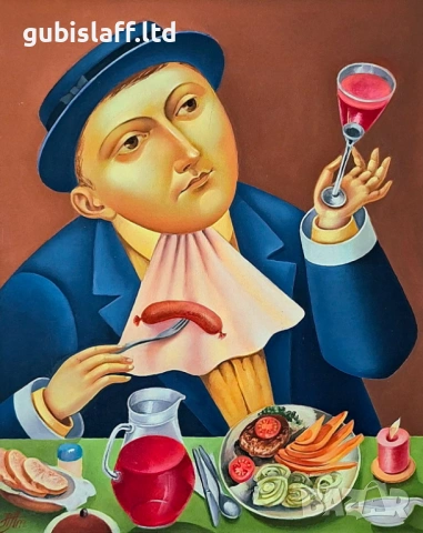 Картина "Наслада", худ. Наташа Атанасова, снимка 2 - Картини - 54132754