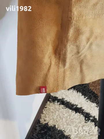 Дамска асиметрична кожена пола EDC by Esprit Естествена кожа, снимка 3 - Поли - 49759230