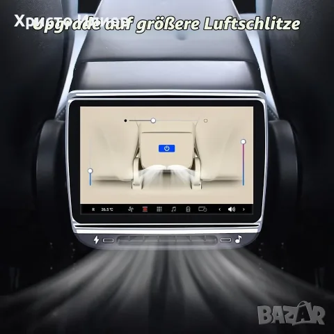 заден развлекателен дисплей 7,2-инча за Tesla Model 3 2017-2023 и Model Y 2019-2024 Android 13