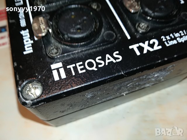 TEQSAS TX2-LINE SPLITBOX-ВНОС SWISS 2205221931, снимка 14 - Ресийвъри, усилватели, смесителни пултове - 36843107