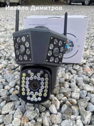 Тройна Външна WiFi Камера G73 с три ектрана 3MP+3MP+6MP, снимка 3 - HD камери - 48774456